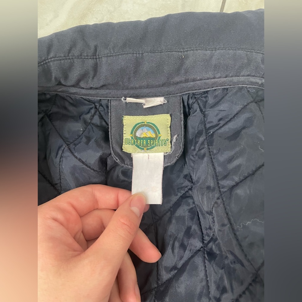 VINTAGE quilted shacket size M/L - Picture 4 of 5